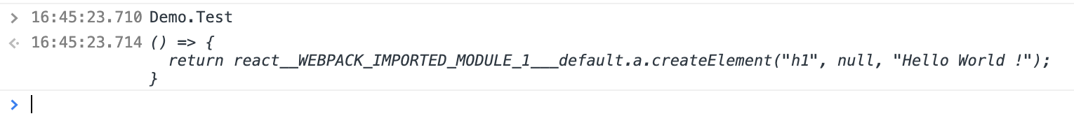 Access webpack exported library method